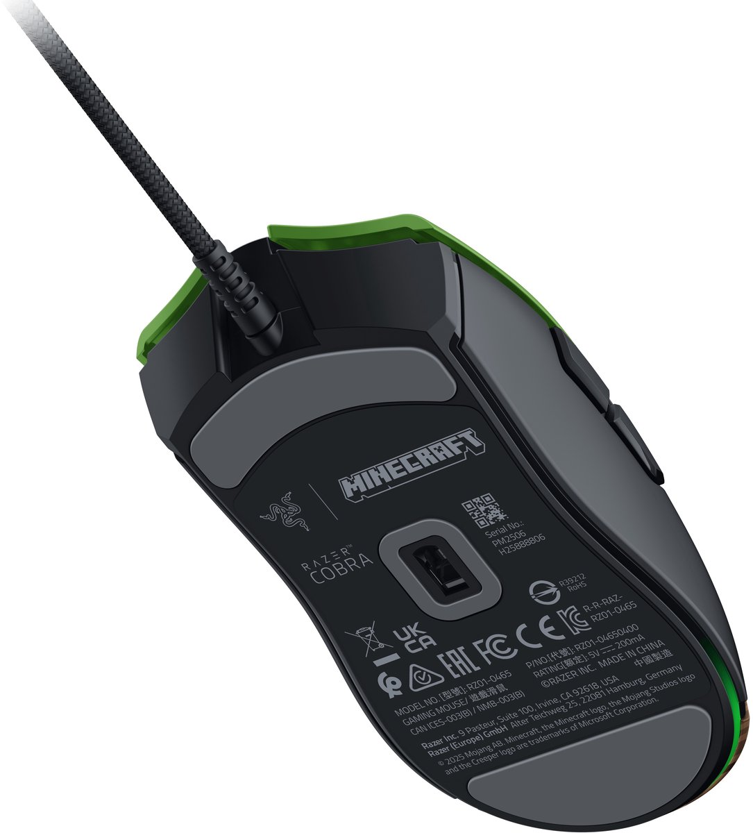 Razer Cobra - Gaming Muis - Rgb - 8.500 Dpi - Ultra Licht - Minecraft - afbeelding 7