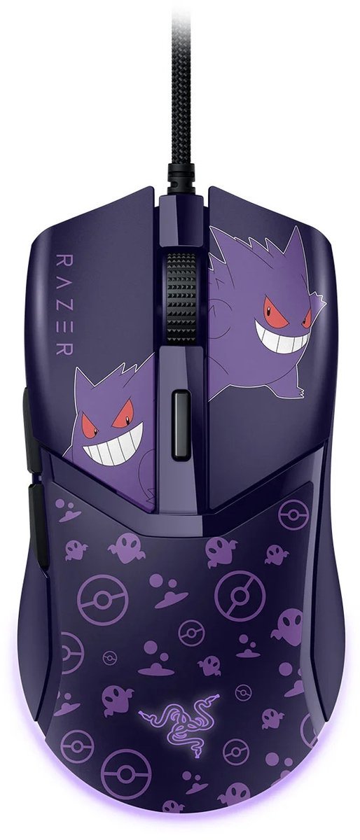 Razer Razer Cobra - Gaming Muis - Bedraad En Lichtgewicht - Rgb - 8500 Dpi - Pokémon Gengar Edition