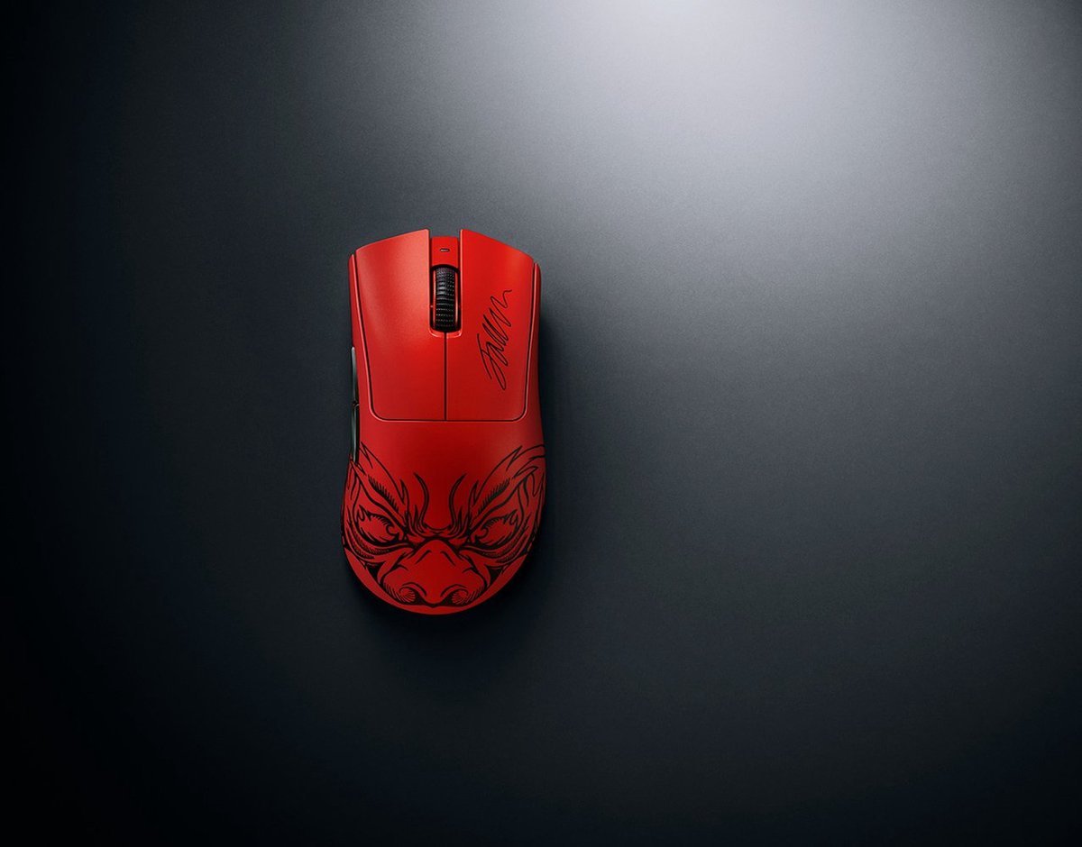 Razer Razer Deathadder V3 Pro Faker Edition Muis Gamen Rechtshandig Rf Wireless + Usb Type-C Optisch 30000 Dpi