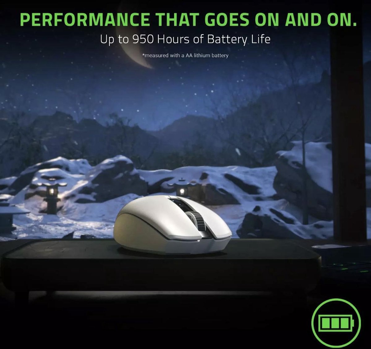 Razer Orochi V2 Wireless Gaming Mouse - White Edition - afbeelding 4