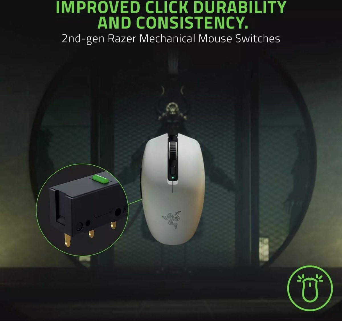 Razer Orochi V2 Wireless Gaming Mouse - White Edition - afbeelding 9