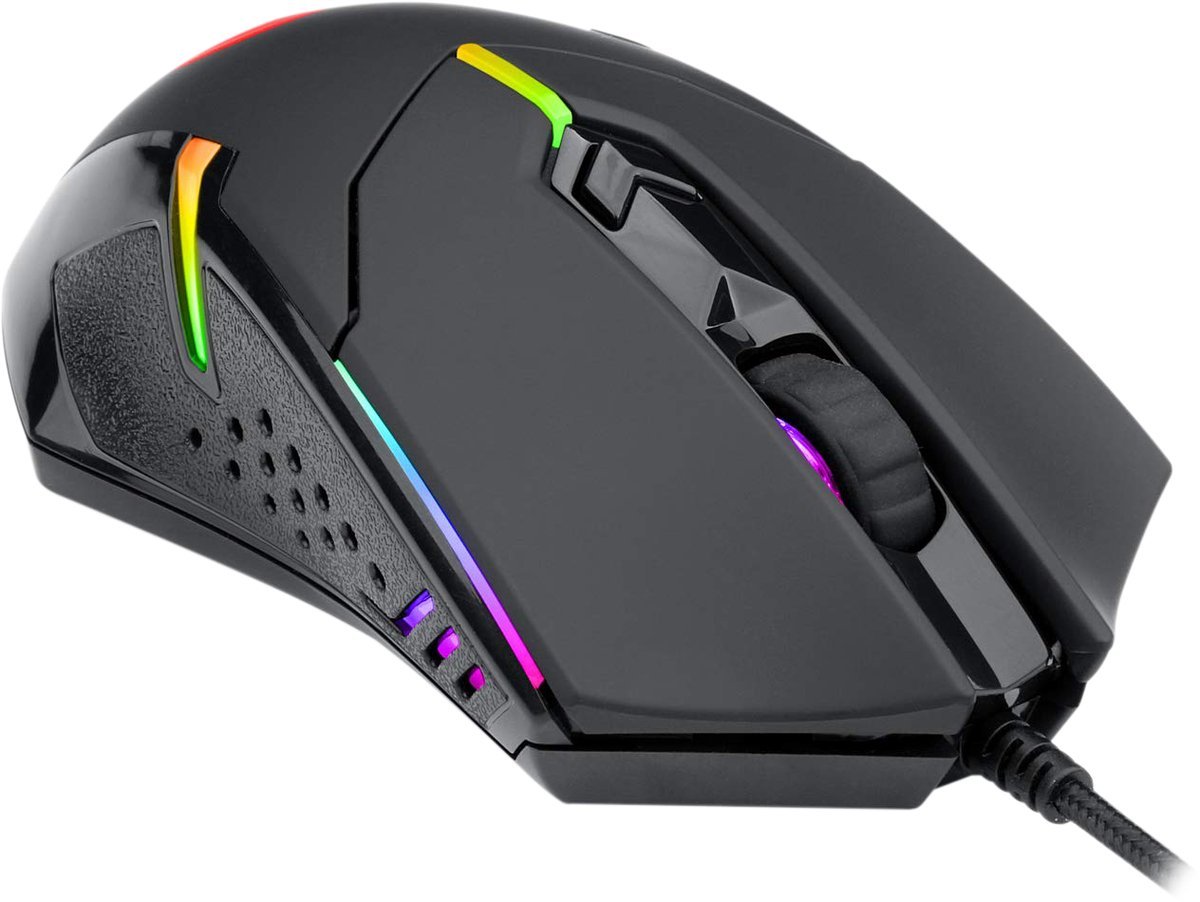 Redragon Redragon Centrophorous M601 Rgb Gaming Muis - Verstelbare Gewichten - Verstelbare Dpi - Teflon Pads