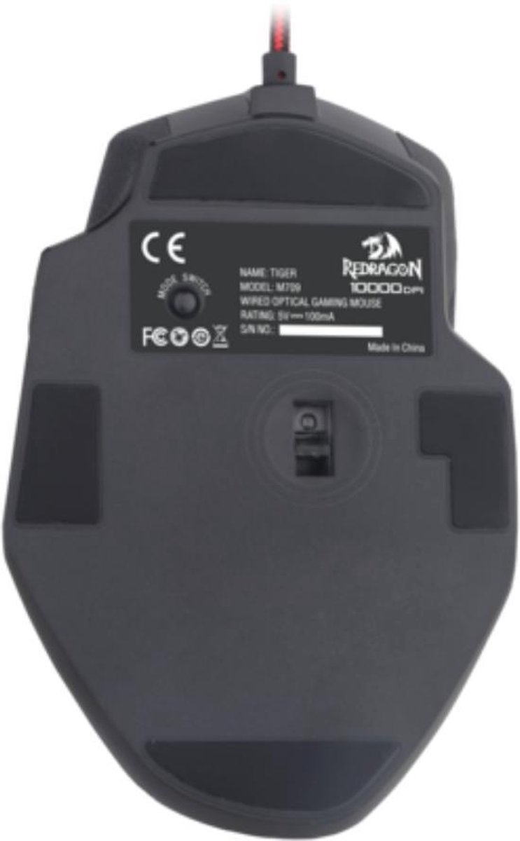 Redragon Gaming Muis M709-1 Tiger2 | 3200 Dpi (Verstelbaar) Optische Muis | 5 - afbeelding 3
