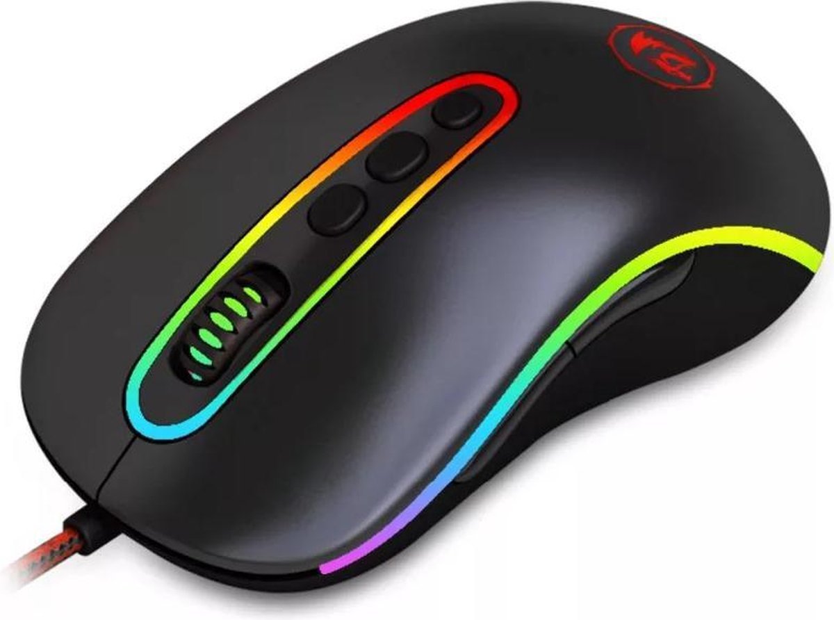 Redragon Redragon Phoenix - Rdm702 - Gaming Muis - 10000 Dpi - Rgb Verlichting - Programmeerbaar - Waterdicht - Instelbaar Gewicht