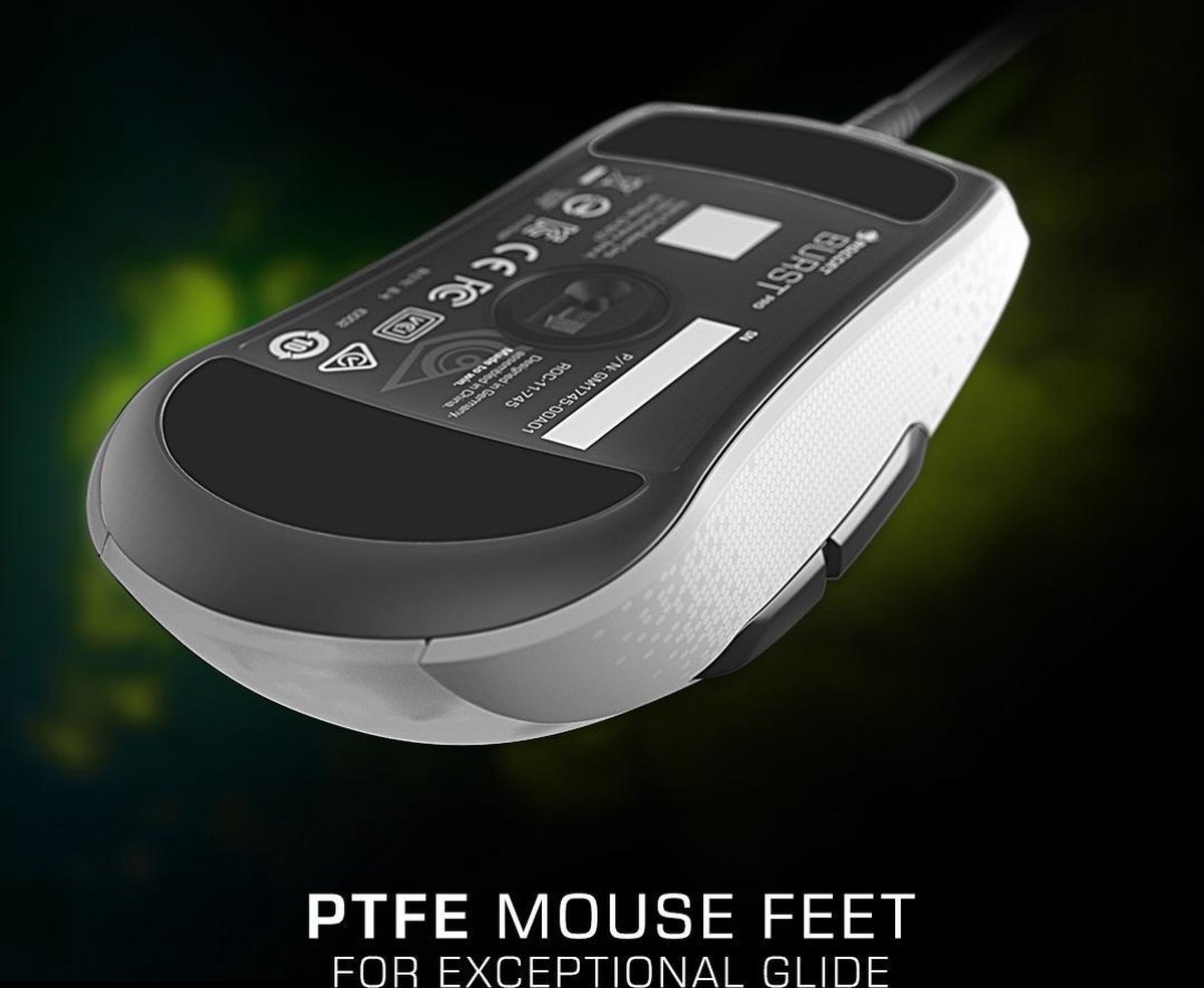 Roccat Burst Core Gaming Muis - 8500 Dpi - Wit - afbeelding 3