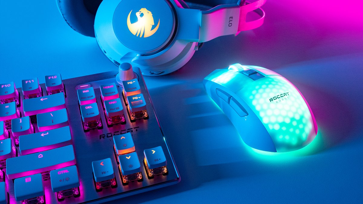 Roccat Burst Pro Air - Draadloze Gaming Muis - 19000 Dpi - Wit - afbeelding 3