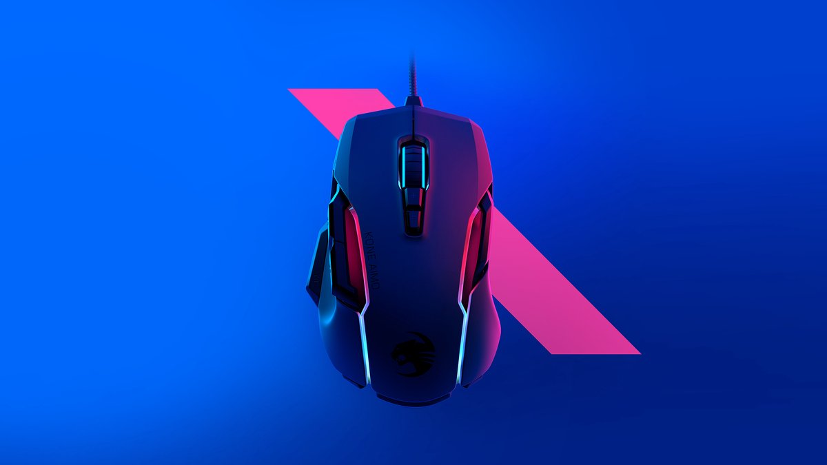 Kone AIMO Remastered Optische Gaming Muis - 16000 DPI - RGB - Zwart - afbeelding 5