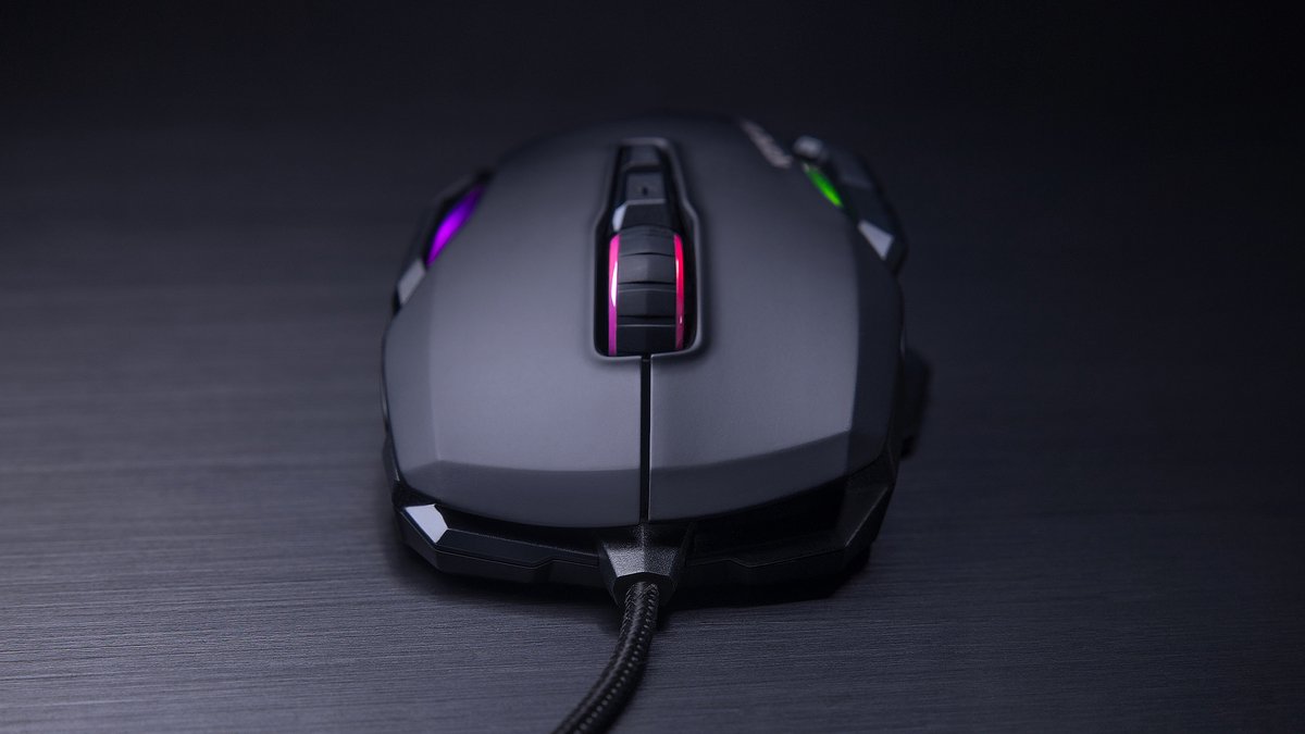 Kone AIMO Remastered Optische Gaming Muis - 16000 DPI - RGB - Zwart - afbeelding 6