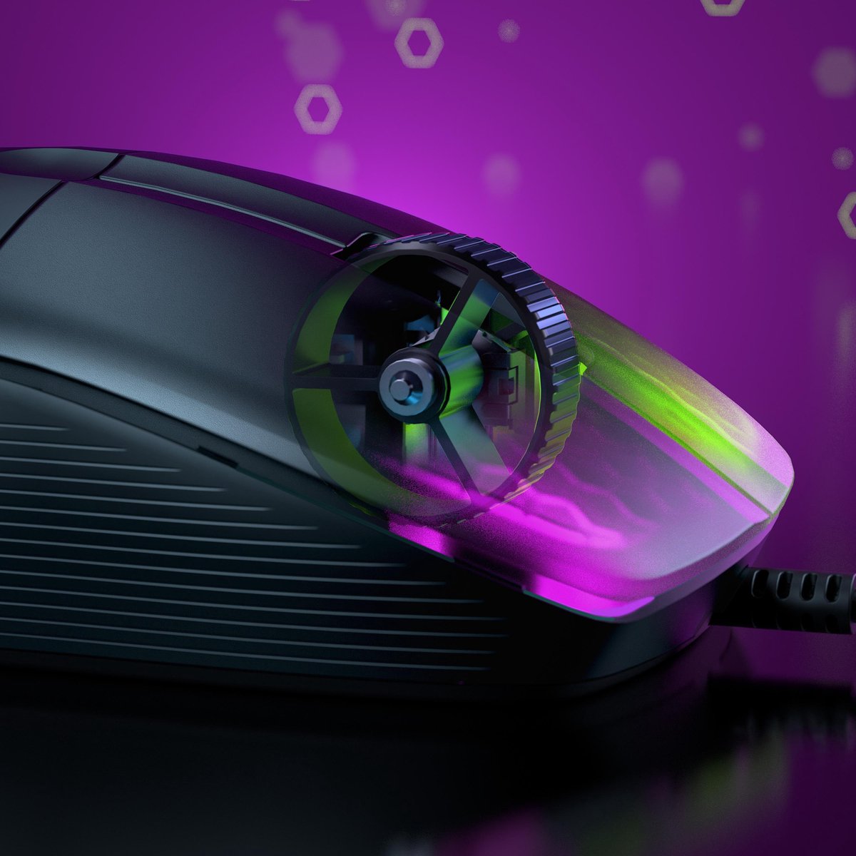 Roccat Kone Pro Gaming Muis - Bedraad - Zwart - afbeelding 9