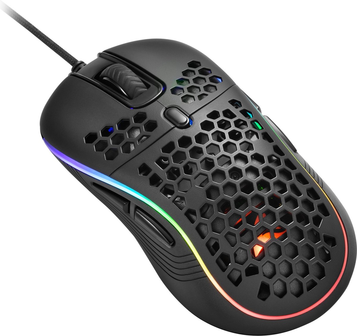 Sharkoon Light² S Muis Ambidextrous Usb Type-A Optisch 6200 Dpi - afbeelding 4