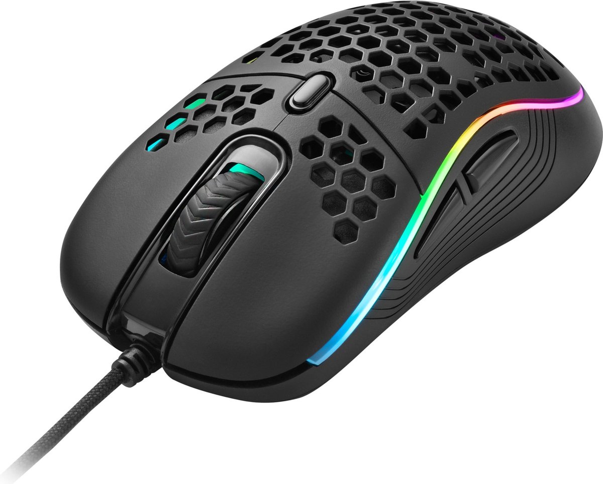Sharkoon Light² S Muis Ambidextrous Usb Type-A Optisch 6200 Dpi - afbeelding 6