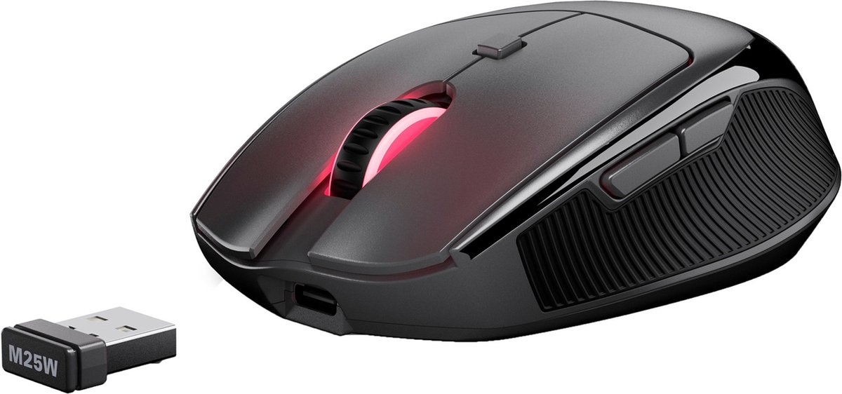 Sharkoon Officepal M25W Muis Gamen Rechtshandig Rf Wireless + Usb Type-C - afbeelding 7