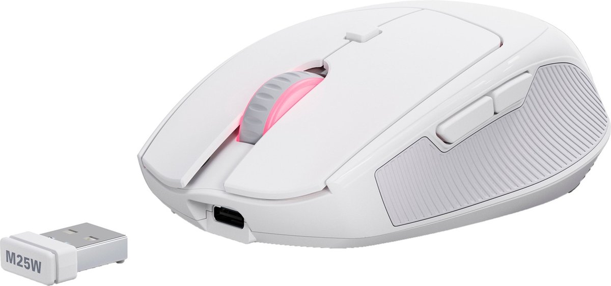 Sharkoon Officepal M25W Muis Gamen Rechtshandig Rf Wireless + Usb Type-C - afbeelding 4