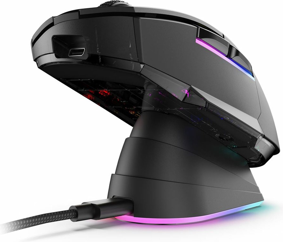 Sharkoon Sgm50W Muis Gamen Rechtshandig Rf Wireless + Usb Type-A Optisch 6400 - afbeelding 2