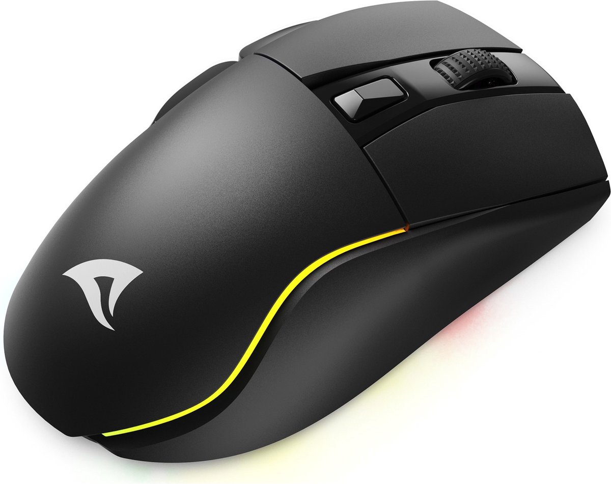 Sharkoon Sgm50W Muis Gamen Rechtshandig Rf Wireless + Usb Type-A Optisch 6400 - afbeelding 6