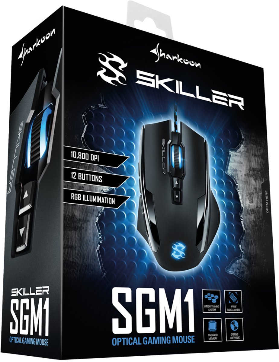 Sharkoon Skiller Sgm1 Rgb - Gaming Muis - 10800 Dpi - Pc - afbeelding 3