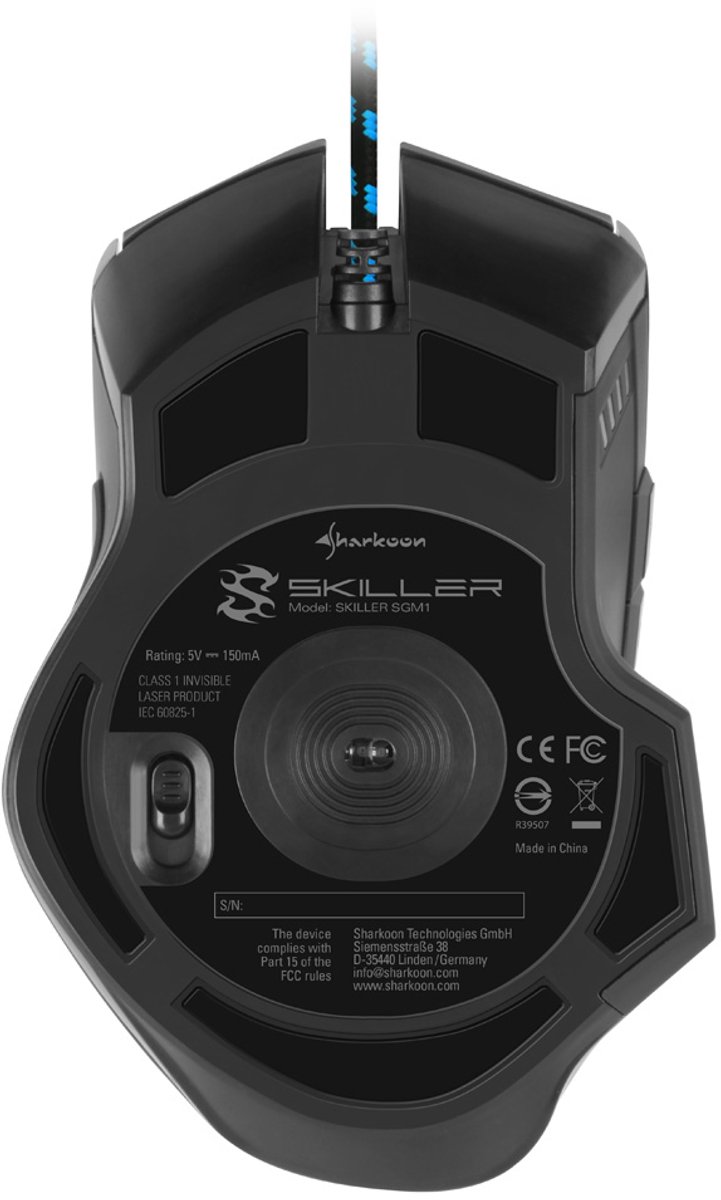 Sharkoon Skiller Sgm1 Rgb - Gaming Muis - 10800 Dpi - Pc - afbeelding 4