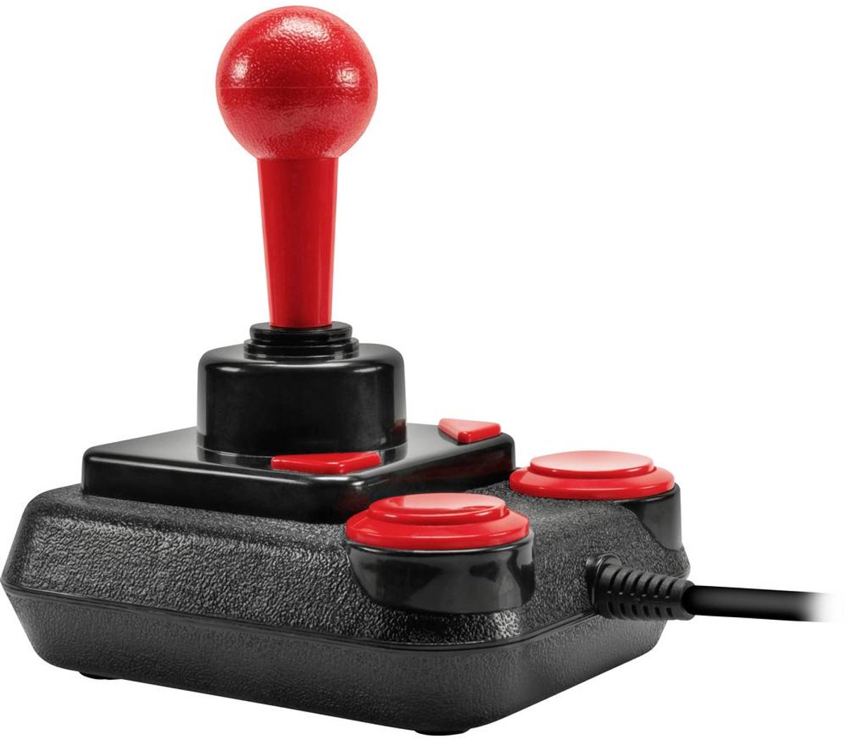 Competition Pro Extra USB Joystick - Anniversary Edition, Zwart/Rood - afbeelding 2