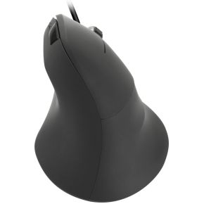 Piavo Ergonomic Vertical USB Mouse - Rubber Black - afbeelding 3