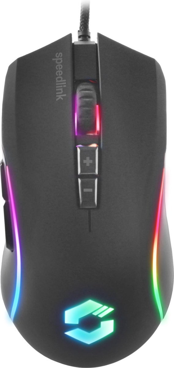 Speedlink Speedlink Zavos - Gaming Muis - Rgb - 2 Dpi Schakelaars - Rubber Zwart
