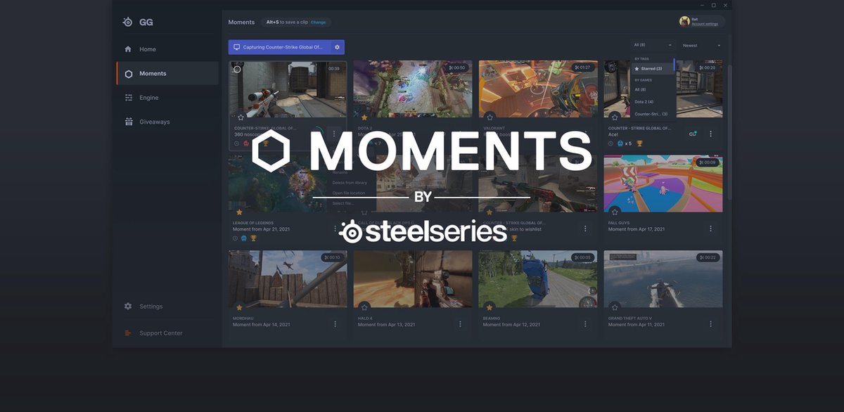 Steelseries Aerox 3 - Draadloze Gaming Muis - Zwart - afbeelding 2