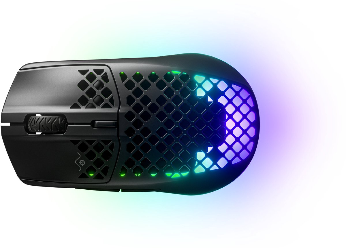 Steelseries Aerox 3 - Draadloze Gaming Muis - Zwart - afbeelding 4