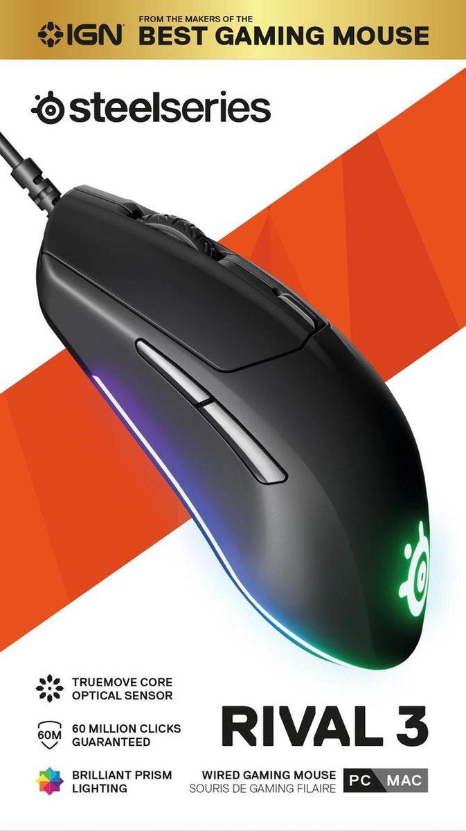 Rival 3 Gaming Mouse - afbeelding 10