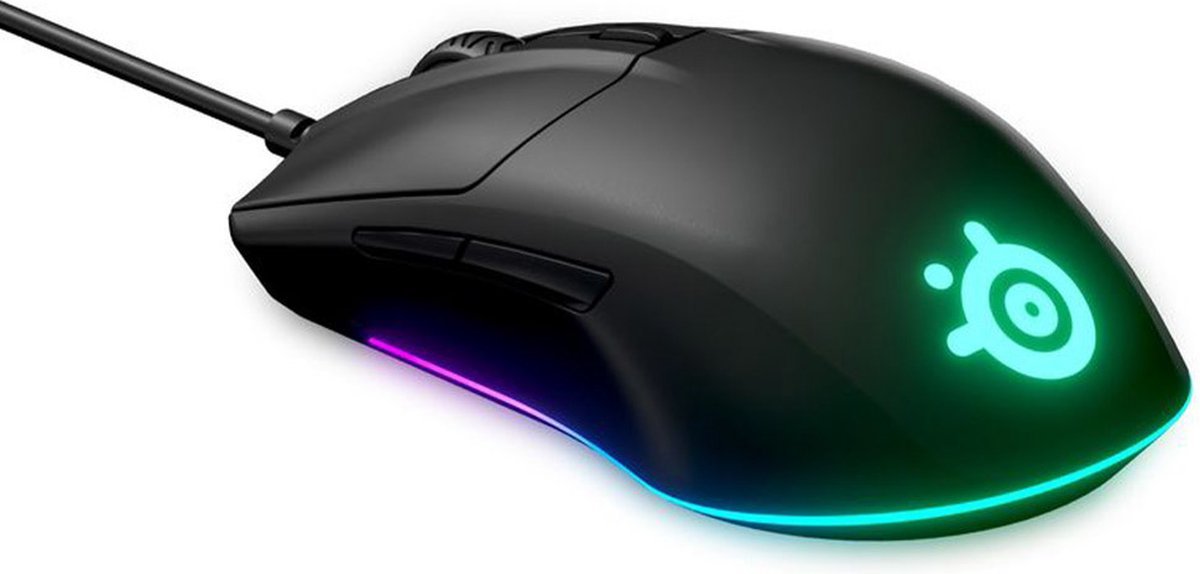 SteelSeries Steelseries Rival 3 - Optische Gaming Muis - Rgb - 8500 Cpi- Zwart