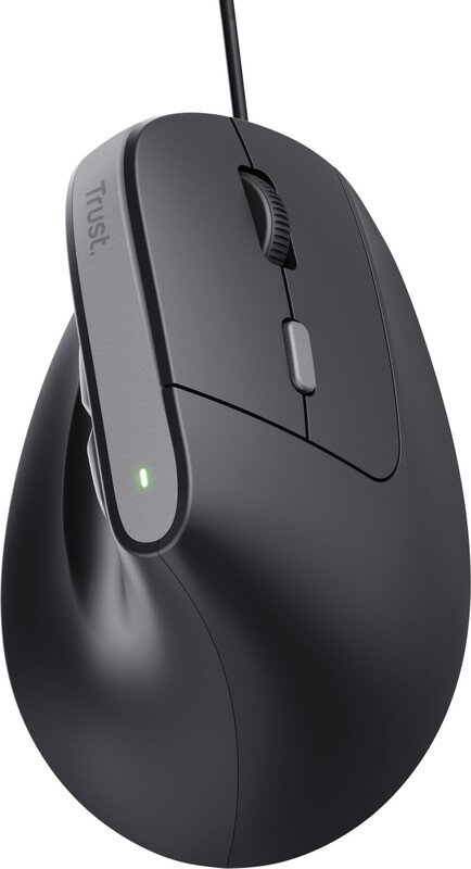 Trust bayo ii ergonomische muis vert 775123 - Trust Bayo II Vertical Ergonomic Muis Black