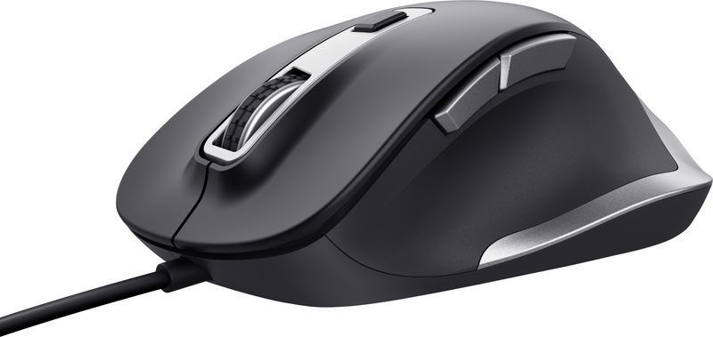 Trust fyda zwarte muis 3 orig - Trust Fyda Wired Muis