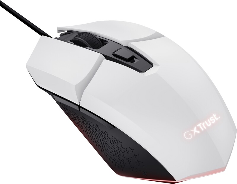 Trust gxt 109w felox witte muis 2 orig - Trust GXT 109W Felox Gaming Muis