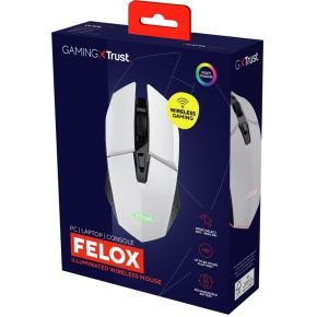 GXT 110W Felox Wireless Gaming Muis - White - afbeelding 5