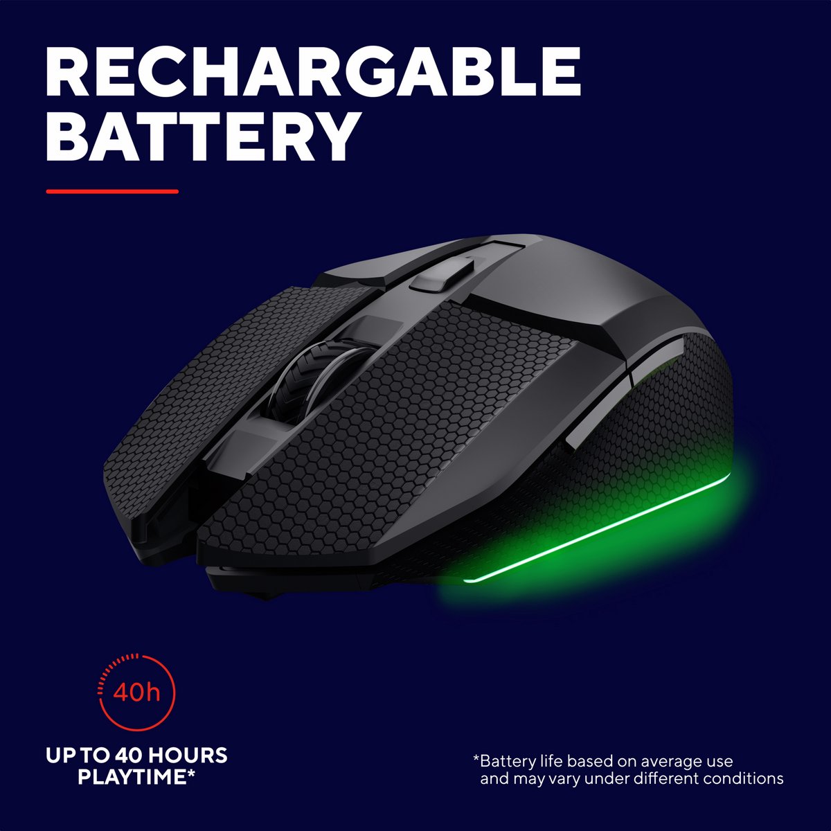 GXT 122 Felox+ Dual Wireless Illuminated Gaming Mouse - afbeelding 3