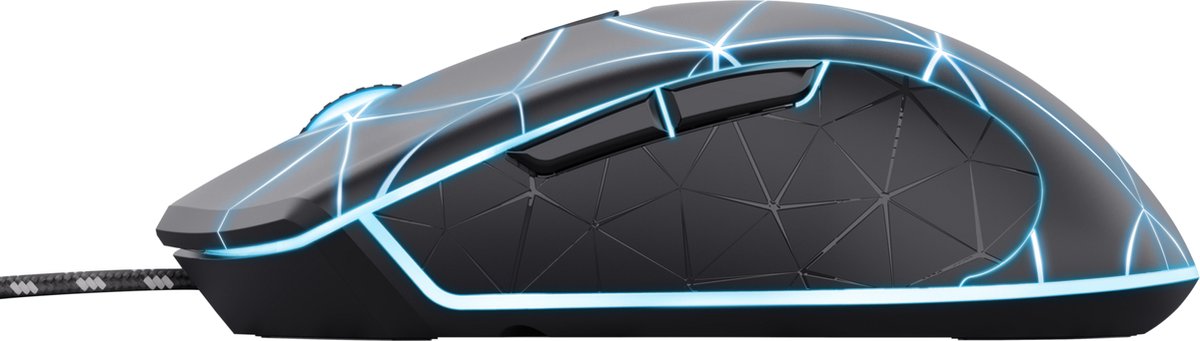 Trust Gxt 133 Locx - Bedrade Gaming Muis - Verlichting - 3200 Dpi - Zwart - afbeelding 6