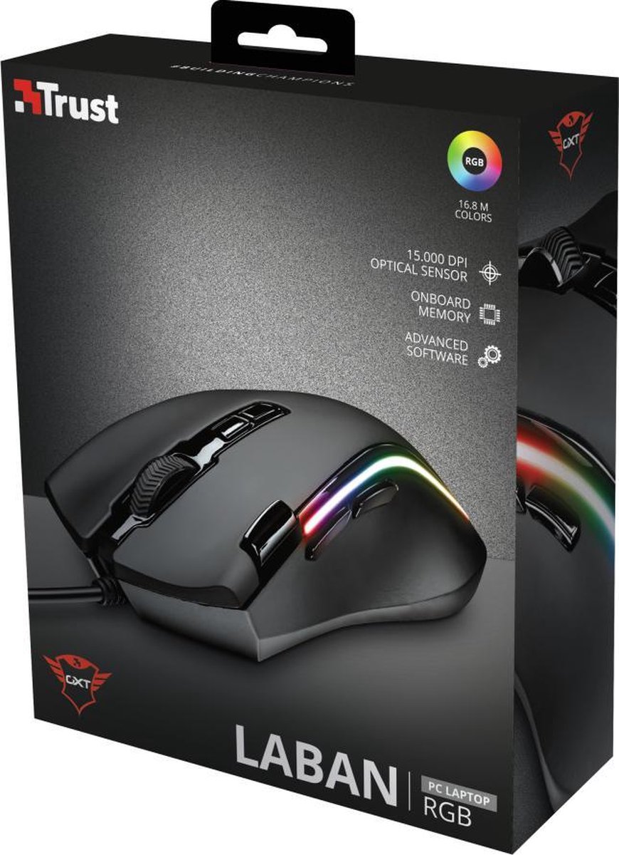 GXT 188 Laban RGB Gaming Mouse - afbeelding 6