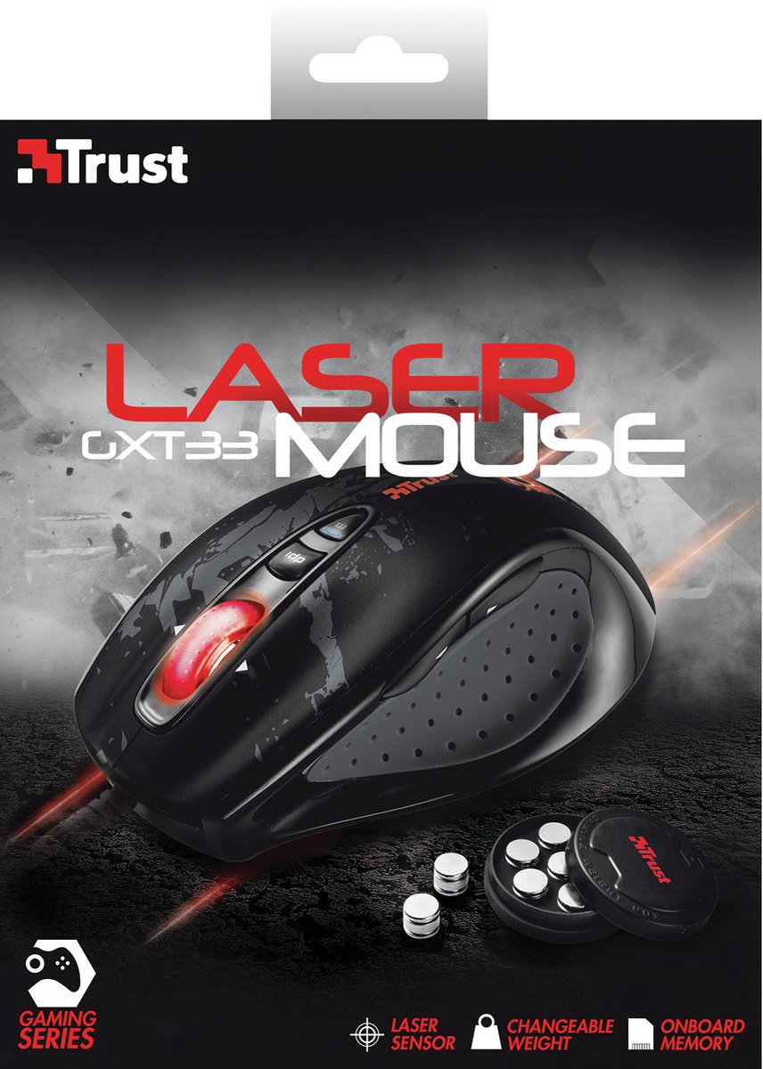 Trust Gxt 33 Laser Gaming Muis - afbeelding 3