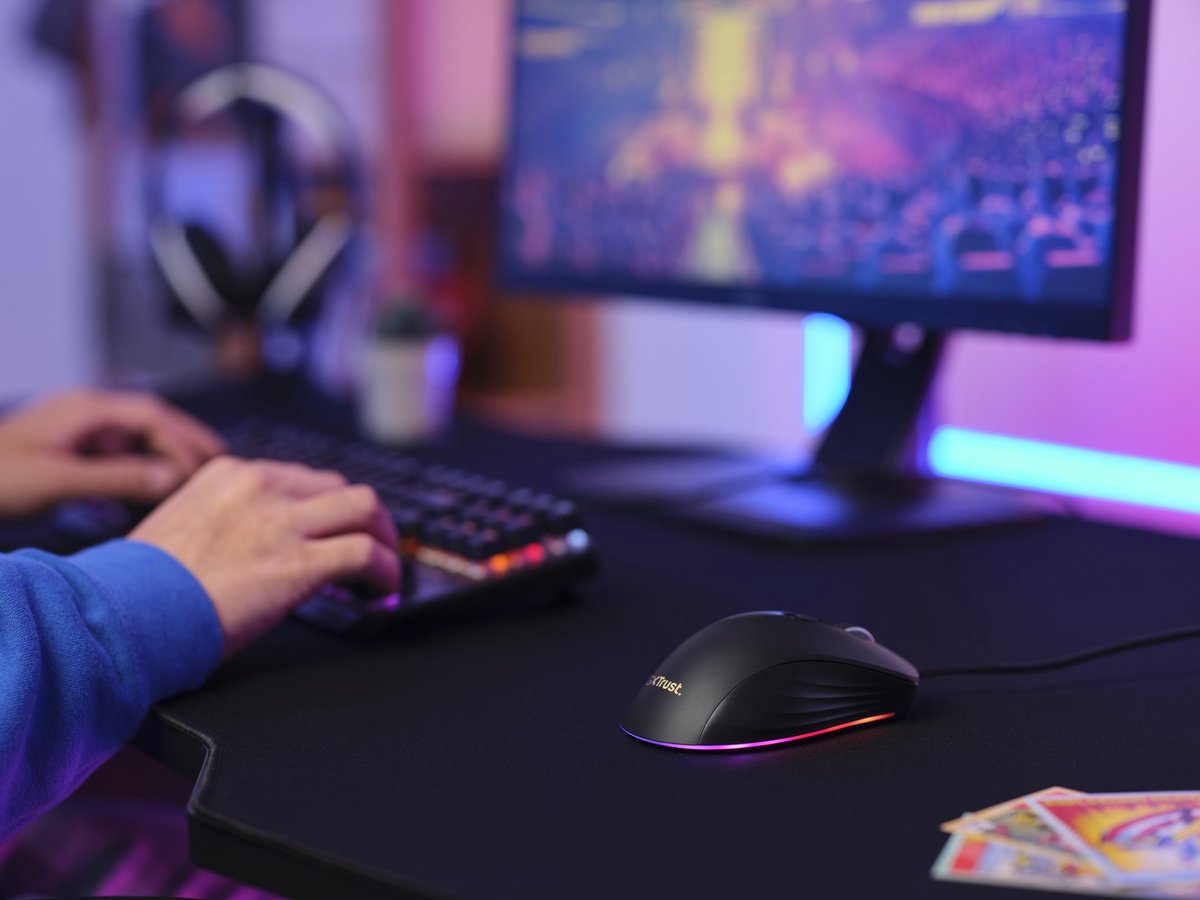 Trust Gxt 924 Ybar+ - Pro Gaming Muis - Rgb Verlichting - 25600 Dpi - Zwart - afbeelding 9