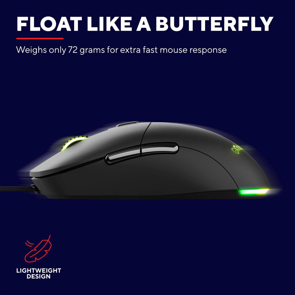 Trust Gxt 981 Redex - Bedrade Gaming Muis - Rgb-Verlichting - Zwart - afbeelding 2