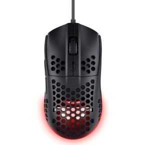 Trust Trust Gxt929 Helox - Gaming Muis - Ultra Licht - Rgb Verlichting - 6400 Dpi - Bedraad - Zwart