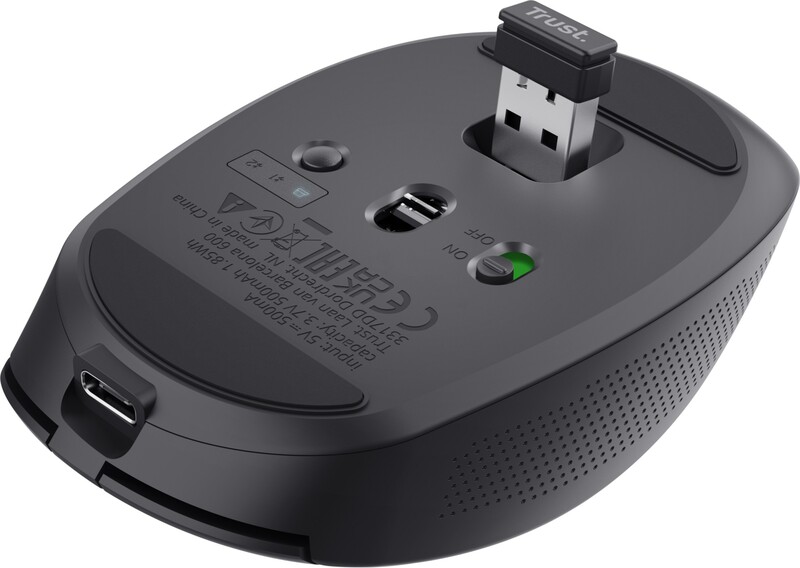 Trust ozaa compact draadloze muis mu 775129 5 orig - Trust Ozaa Compact Multi-Device Wireless Muis (zwart)