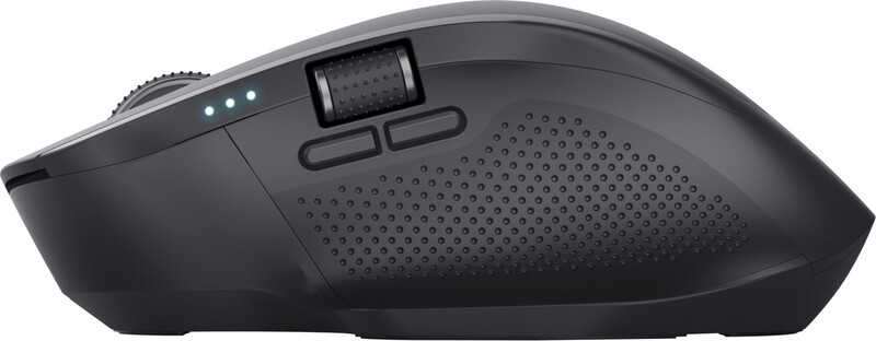 Trust ozaa draadloze muis multi devi 775895 4 orig - Trust Ozaa+ Draadloze Zwarte Multi-Connect Muis