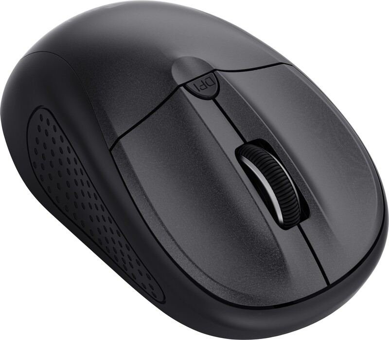 Trust primo draadloos bluetooth zwar 2 orig - Trust Primo Bluetooth Wireless Mouse 1600 DPI - Black