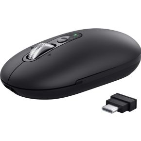Seron Slim Multi-Wireless Hyperscroll Mouse Black - afbeelding 3