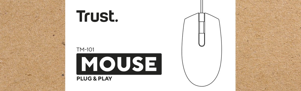 Trust Tm-101 Muis Ambidextrous Optisch 1200 Dpi - afbeelding 3