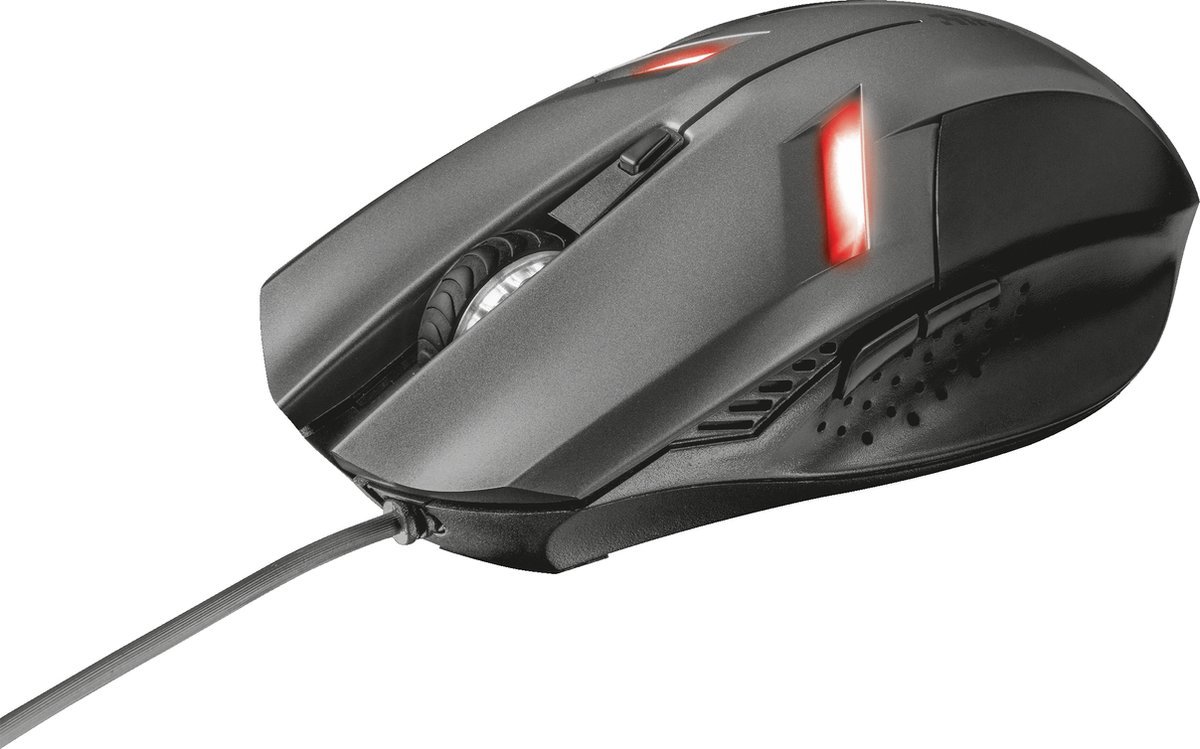 Trust Trust Ziva Gaming Mouse Muis Gamen Rechtshandig Usb Type-A 2000 Dpi
