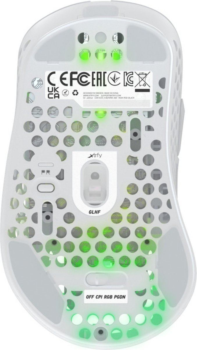 Xtrfy M4 Draadloze Rgb Gaming Muis - Wit - afbeelding 8