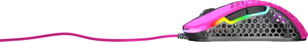 M4 RGB Ultra-light Gaming Mouse Pink - afbeelding 3