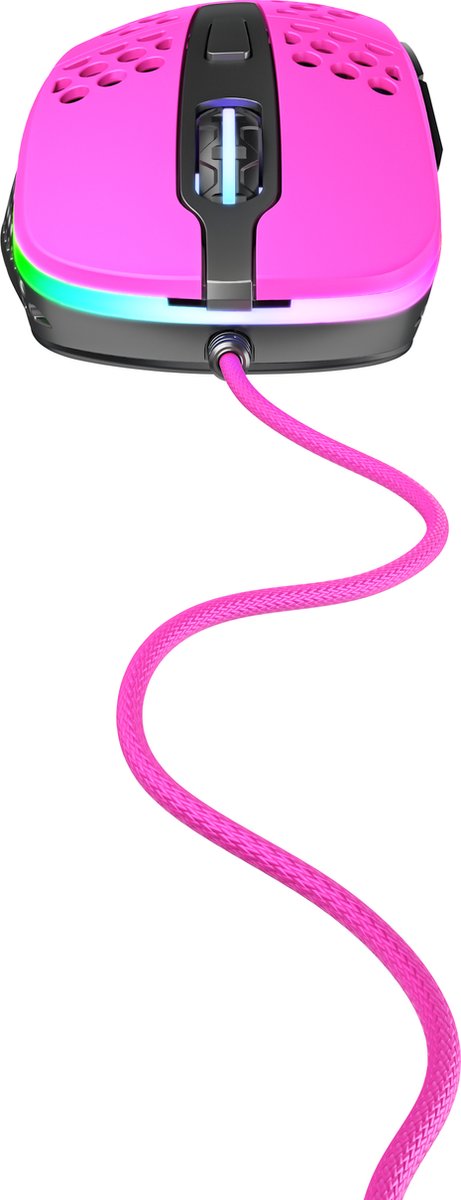 M4 RGB Ultra-light Gaming Mouse Pink - afbeelding 4