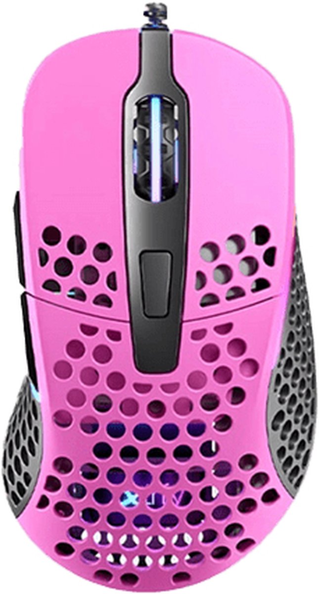 M4 RGB Ultra-light Gaming Mouse Pink - afbeelding 9
