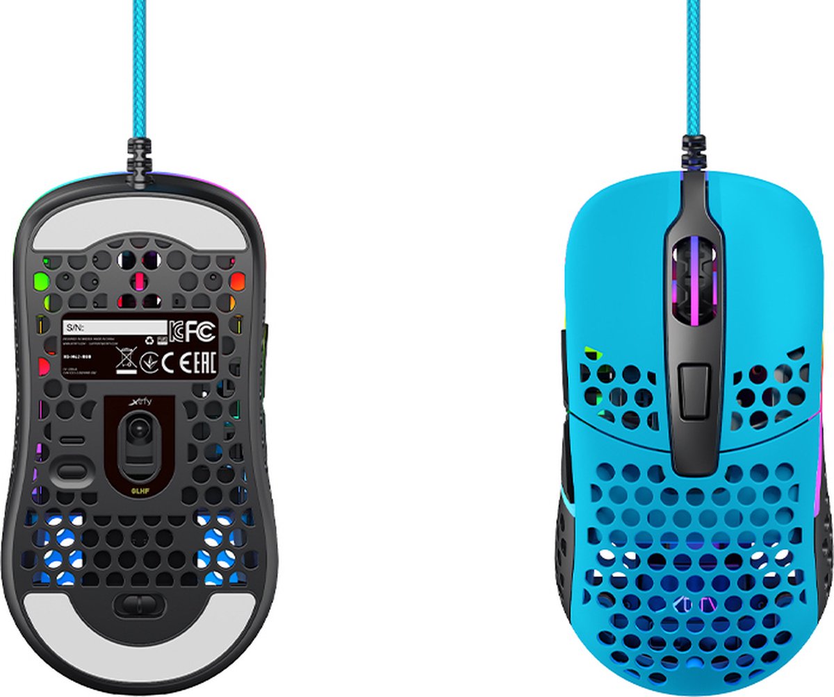 Xtrfy M42 Ultra Light Gaming Muis - Blauw - afbeelding 9